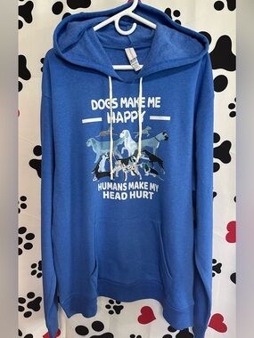 Dog Graphic Pullover Hoodie - NWT